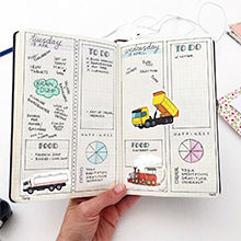 Load image into Gallery viewer, Waterproof Vinyl Truck Car Sticker for Water Bottle Laptop Party Favors (50 Pcs Vehicle Style)