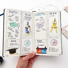 Load image into Gallery viewer, Waterproof Vinyl Science Stickers for Laptop Water Bottle (50 Pcs Back to School Style)