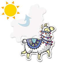 Load image into Gallery viewer, Waterproof Cute Vinyl Stickers for Water Bottle Laptop Scrapbook (50 Pcs Llama Style)