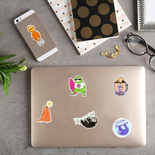 Load image into Gallery viewer, Waterproof Cute Vinyl Stickers for Laptop Water Bottle Craft Supplies (50Pcs Sloth Style)…
