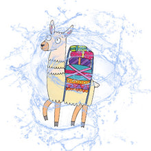 Load image into Gallery viewer, Waterproof Cute Vinyl Stickers for Water Bottle Laptop Scrapbook (50 Pcs Llama Style)