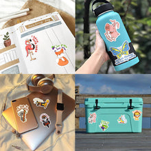 Load image into Gallery viewer, Waterproof Cute Animal Reward Vinyl Stickers for Kids Water Bottle Laptop 50Pcs