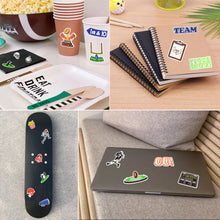 Load image into Gallery viewer, Waterproof Football Stickers for Kids Water Bottle Laptop Party Favors 50Pcs…