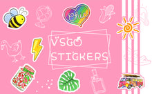 Load image into Gallery viewer, Waterproof Vinyl Vsco Girl Stuff Stickers for Water Bottle Laptop (50Pcs Cute Aesthetic Style)