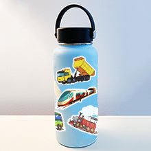 Load image into Gallery viewer, Waterproof Vinyl Truck Car Sticker for Water Bottle Laptop Party Favors (50 Pcs Vehicle Style)