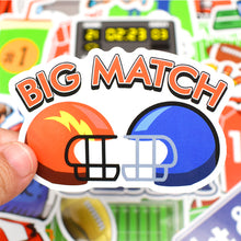 Load image into Gallery viewer, Waterproof Football Stickers for Kids Water Bottle Laptop Party Favors 50Pcs…