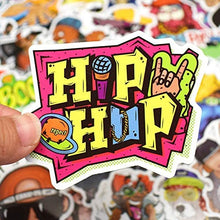 Load image into Gallery viewer, Cool Hip Hop Rap Vinyl Stickers for Teens Laptop Skateboard Water Bottle 50Pcs