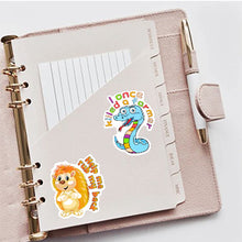 Load image into Gallery viewer, Waterproof Cute Animal Reward Vinyl Stickers for Kids Water Bottle Laptop 50Pcs