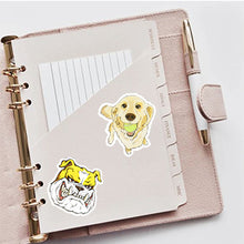 Load image into Gallery viewer, Monocera Waterproof Cute Dog Vinyl Stickers for Kids Water Bottle Laptop 50Pcs…
