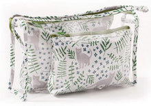 Load image into Gallery viewer, Waterproof Cactus Cosmetic Bag Set Toiletry Storage Organizer for Women Girls (Pink)