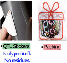 Load image into Gallery viewer, Waterproof Vinyl Stickers for Laptops Car Decals Party Supplies Decor (50Pcs Neon Style)