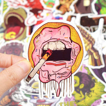 Load image into Gallery viewer, Waterproof Vinyl Stickers for Laptops Helmet Bicycle Car Decals (100Pcs Punk Style)