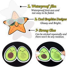 Load image into Gallery viewer, Waterproof Cute Vinyl Stickers Pack for Water Bottle Laptop for Teen Girls (50Pcs Beach Style)