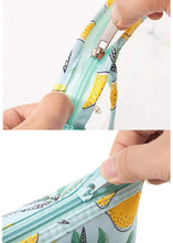 Load image into Gallery viewer, Waterproof Lemon Cosmetic Organizer Bag Set for Women Girls (Green)