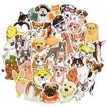 Load image into Gallery viewer, Monocera Waterproof Cute Dog Vinyl Stickers for Kids Water Bottle Laptop 50Pcs…
