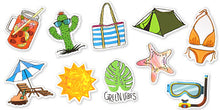 Load image into Gallery viewer, Waterproof Vsco Vinyl Stickers for Laptop Water Bottle Cooler (50 Pcs Summer Beach Style)