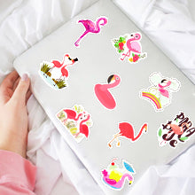 Load image into Gallery viewer, Waterproof Flamingo Vinyl Stickers Bomb Laptop Water Bottle for Vsco Girls (50Pcs/Pack)