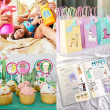 Load image into Gallery viewer, Waterproof Cute Vinyl Stickers for Water Bottle Laptop Scrapbook (50 Pcs Llama Style)