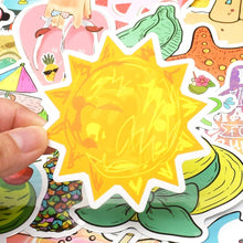 Load image into Gallery viewer, Waterproof Vsco Vinyl Stickers for Laptop Water Bottle Cooler (50 Pcs Summer Beach Style)