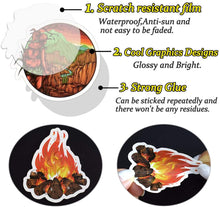 Load image into Gallery viewer, Waterproof Vinyl Stickers Pack for Water Bottle Laptop Bike DIY (50 Pcs Outdoor Adventure Style)