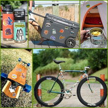 Load image into Gallery viewer, Waterproof Vinyl Stickers Pack for Water Bottle Bike Laptop (100Pcs Camping Adventure Style)