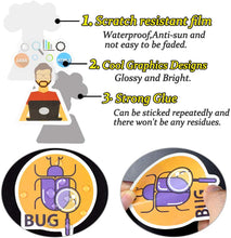 Load image into Gallery viewer, QTL Waterproof Vinyl Stickers for Laptop Tablet Scrapbook (100 Pcs Program Style)