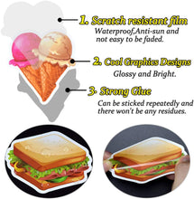 Load image into Gallery viewer, Kawaii Waterproof Food Vinyl Stickers Bomb Water Bottle Scrapbooking Fridge (50Pcs/Pack)