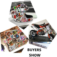 Load image into Gallery viewer, Waterproof Punk Vinyl Laptop Stickers Car Decals for Teens Adults (50Pcs Skull Style)