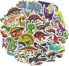 Load image into Gallery viewer, Waterproof Dinosaur Vinyl Stickers Bomb Water Bottle Bike Party Favors (50Pcs/Pack)
