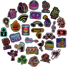 Load image into Gallery viewer, Waterproof Vinyl Stickers for Laptops Car Decals Party Supplies Decor (50Pcs Neon Style)