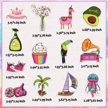 Load image into Gallery viewer, Waterproof Vinyl Stickers Bomb Water Bottle Laptop Craft Gifts for Vsco Girls (100 Pcs Cute Trendy Style)