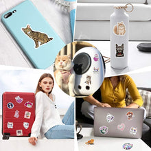 Load image into Gallery viewer, Cute Waterproof Cat Vinyl Stickers Bomb Laptop Water Bottle Folders (50Pcs/Pack)