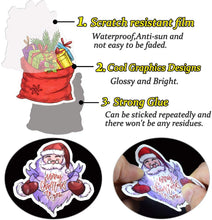 Load image into Gallery viewer, Waterproof Vinyl Stickers for Scrapbooking Laptop Party Favors (50 Pcs Christmas Style)