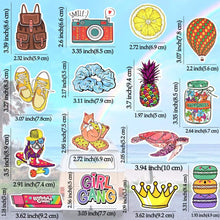 Load image into Gallery viewer, Waterproof Vinyl Stickers for Car Bike Laptop Skateboard Luggage Decal Graffiti Patches Stickers (50 Pcs Vsco Girl Style)
