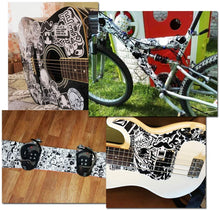 Load image into Gallery viewer, Waterproof Vinyl Stickers Bomb Laptop Water Bottle Car Decals (100 Pcs Black and White Style)