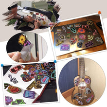 Load image into Gallery viewer, Waterproof Vinyl Stickers for Laptops Car Decals Party Supplies Decor (50Pcs Neon Style)