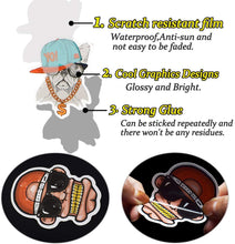 Load image into Gallery viewer, Cool Hip Hop Rap Vinyl Stickers for Teens Laptop Skateboard Water Bottle 50Pcs