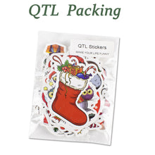Load image into Gallery viewer, Waterproof Vinyl Stickers for Scrapbooking Laptop Party Favors (50 Pcs Christmas Style)
