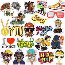 Load image into Gallery viewer, Cool Hip Hop Rap Vinyl Stickers for Teens Laptop Skateboard Water Bottle 50Pcs