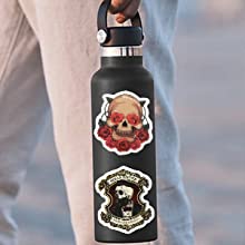 Load image into Gallery viewer, Waterproof Punk Vinyl Laptop Stickers Car Decals for Teens Adults (50Pcs Skull Style)