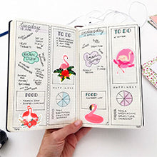 Load image into Gallery viewer, Waterproof Flamingo Vinyl Stickers Bomb Laptop Water Bottle for Vsco Girls (50Pcs/Pack)