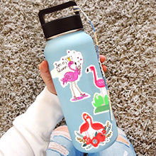 Load image into Gallery viewer, Waterproof Flamingo Vinyl Stickers Bomb Laptop Water Bottle for Vsco Girls (50Pcs/Pack)