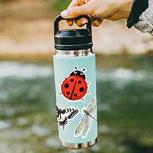Load image into Gallery viewer, Waterproof Nature Vinyl Stickers Pack for Scrapbooking Water Bottle DIY (50 Pcs Insect Style)
