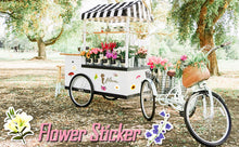 Load image into Gallery viewer, Waterproof Vinyl Stickers for Laptop Water Bottle Cards DIY (50Pcs Flower Style)