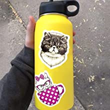 Load image into Gallery viewer, Cute Waterproof Cat Vinyl Stickers Bomb Laptop Water Bottle Folders (50Pcs/Pack)