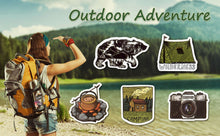 Load image into Gallery viewer, Waterproof Vinyl Stickers Pack for Water Bottle Laptop Bike DIY (50 Pcs Outdoor Adventure Style)
