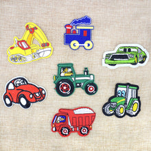 Load image into Gallery viewer, Funny Car Embroidered Iron on Patches for Kids' Clothes Jackets Backpacks (7 Pcs/Pack)