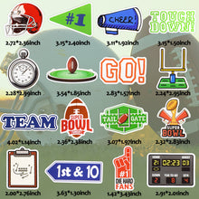 Load image into Gallery viewer, Waterproof Football Stickers for Kids Water Bottle Laptop Party Favors 50Pcs…