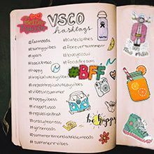 Load image into Gallery viewer, Waterproof Vinyl Vsco Stickers for Water Bottle Laptop Aesthetic Gifts(50 Pcs Cute Girl Style)
