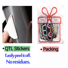 Load image into Gallery viewer, Waterproof Vinyl Stickers Bomb Laptop Water Bottle Car Decals (100 Pcs Black and White Style)
